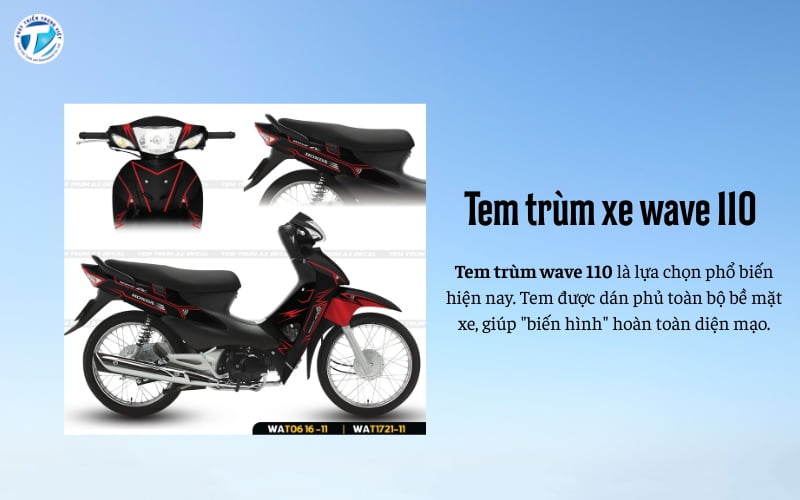Tem trùm của xe wave 110
